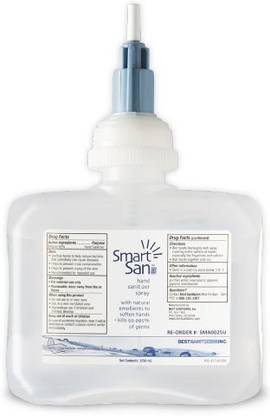 Best Sanitizers Inc best sanitizers sma0025u smart-san es hand sanitizer spray, 1250ml (case of 6) Hand Sanitizer Pump Dispenser
