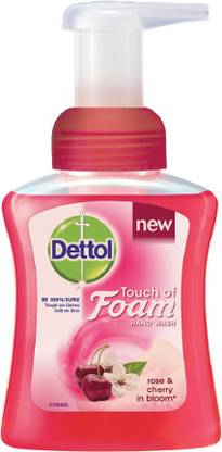 Dettol Foam Rose and Cherry Hand Wash Pump Dispenser