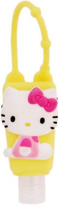 Tootpado Hello Kitty Yellow Silicone Bottle Hand Sanitizer Bottle