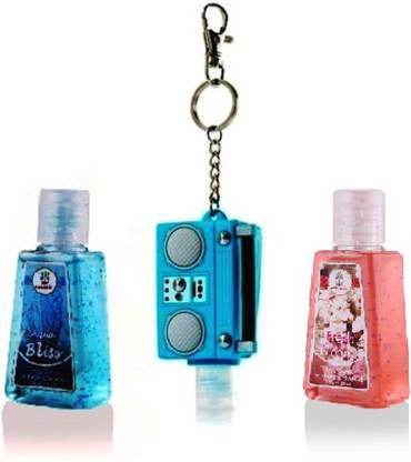 Bloomsberry Boombox Holder With 2 Sanitizers Hand Sanitizer Bottle