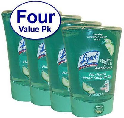 Lysol no-touch hand soap refill pack 4 Hand Wash Bottle