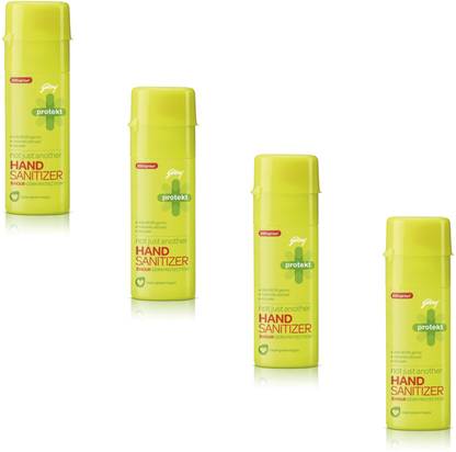 Godrej Protekt Not Just Another Pack of 4 Hand Sanitizer Bottle