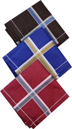 Magson Business Border ["Red","Brown","Blue"] Handkerchief