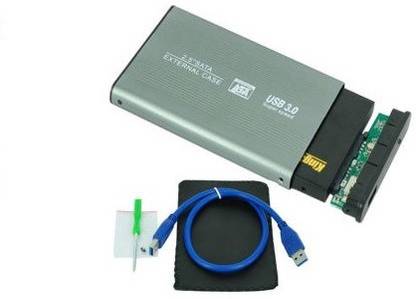 TECHGEAR USB 3.0/2.0 2.5" HDD Case Hard Drive SATA 3.5 inch Water Proof 2.5" Serial ATA HDD/SDD