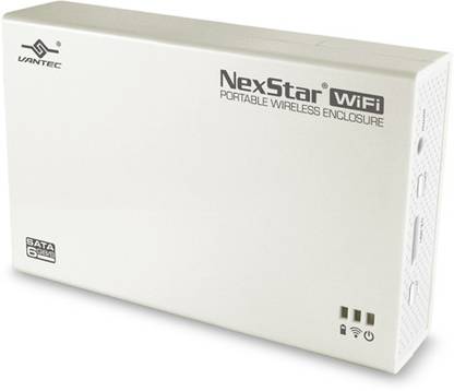 Vantec NexStar WiFi 2.5 inch External Portable and Wireless Hard Disk Enclosure