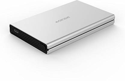 QICENT Aluminum 2.5-inch USB Type C 3.0 External HDD Hard Drive Disk Enclosure Case with USB C Interface for 9.5mm HDD and SSD 2.5 inch Internal Hard Drive Enclosure