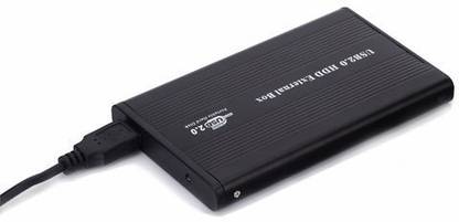 HDE USB 2.0 Aluminum External Hard Drive Enclosure Case Supports 2.5-inch IDE/PATA Drives Up To 500GB 2.5 inch Shock Resistant Water Proof Internal Hard Drive Enclosure