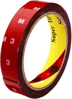 3M Double Side/Sided Adhesive For Super Stronger Bonding -1 Inch x 4 Meters 4 m Double-sided Tape