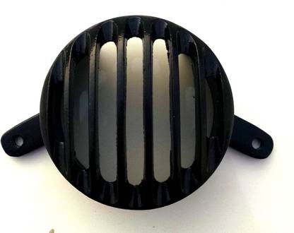 HMRA Power Black Round Grill For Rear Royal Enfield Brake Light Rearlight Frame Support