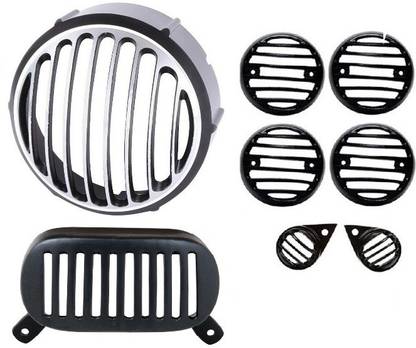 Bikers World 5995 Headlight Gril Parking Indicator Tail Headlight Frame Support