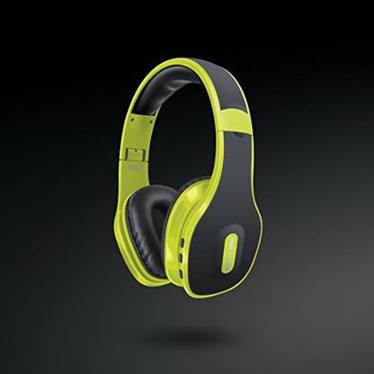 Sharper Image Sbt559Lm Universal Wireless Bluetooth 4.0 Headphones With Mic, Lime Bluetooth without Mic