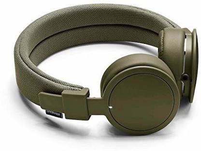 2PO Urbanears Plattan Adv Wireless - Collapsible Headphones With Handmade Drivers, Remote And Sharing Zoundplug - Moss Bluetooth without Mic