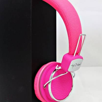 I-Kool Freeze Limited Edition Freeze Series Foldable Headphone With Swivel Function (Rose) Wired without Mic