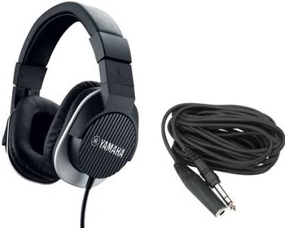 YAMAHA Hph-Mt220Bl High Fidelity Over-Ear Studio Monitor Headphones W/25' Headphone Extension Cable Bluetooth without Mic
