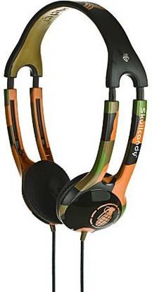 Skullcandy Icon 2 Grenade Headphones - Army Camo Wired without Mic