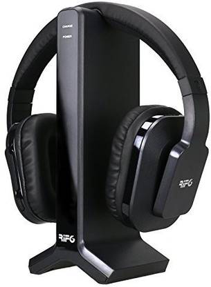 Rif6 Digital Wireless Headphones With 2.4Ghz Digital Uhf / Rf Including Wireless Transmitter That Acts As The Headphones Charging Dock () Bluetooth without Mic