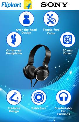 SONY MDR-XB400/BQE Bluetooth without Mic Headset