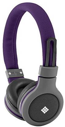 POLAROID Php120Pu Canvas Headphones With Mic, Noise Isolation Wired without Mic