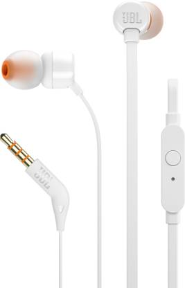 JBL T110 White Wired without Mic