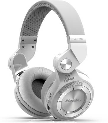 Bluedio T2 Plus White Bluetooth without Mic