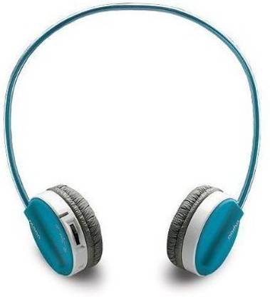 RAPOO Senteasy Blue H3070 2.4Ghz 3.5Mm Jack Wireless Stereo Headset With Built-In Microphone Bluetooth without Mic