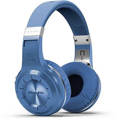 Bluedio H Plus Turbine Wireless Bluetooth 4.1 Stereo Headphones With Mic/Micro Sd Card Slot/Fm Radio (Blue) Bluetooth without Mic