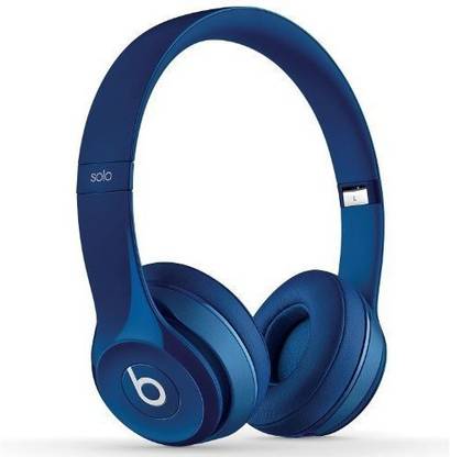 Beats Solo 2.0 On-Ear Headphones (Blue) - Wi Wired without Mic