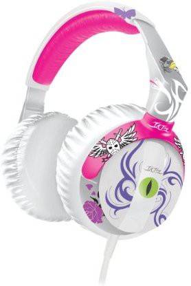 iLuv Thp901Pnk Tatz Broken Heartz Headphone () Wired without Mic