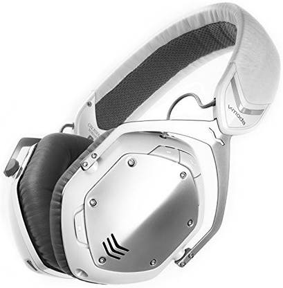 V-MODA Crossfade Wireless Over-Ear Headphone - Silver Bluetooth without Mic