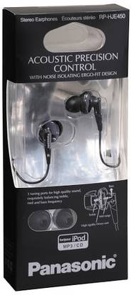 Panasonic RP-HJE450E-K Wired without Mic