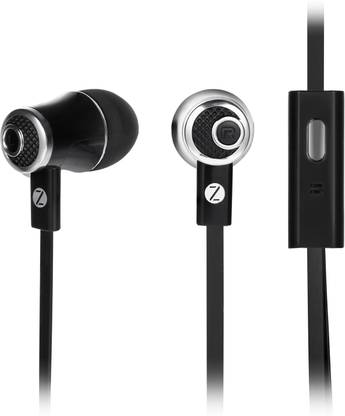 Zoook Noise Isolating Earphones with Built-in Microphone (E5M-B) Wired without Mic