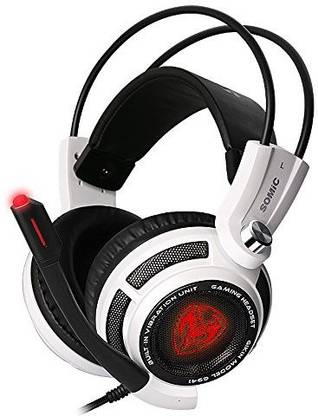 Somic G941 Gaming Headset With Vibrate Function Usb Plug, /Black Wired without Mic