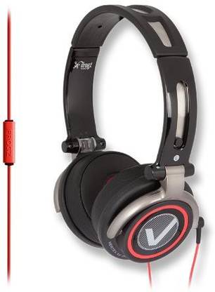ifrogz Vertex Headphones With Microphone - Retail Packaging - Black/ Bluetooth without Mic