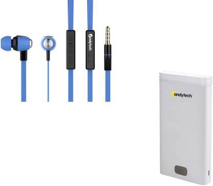 Candytech 82405 USB Power Supply 12000 mAh Power Bank and Bluetooth without Mic