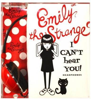Emily The Strange I Can'T Hear You Headphones Wired without Mic