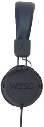 Wesc 0007191990 Piston Street Headphones With Mic, Charcoal Wired without Mic