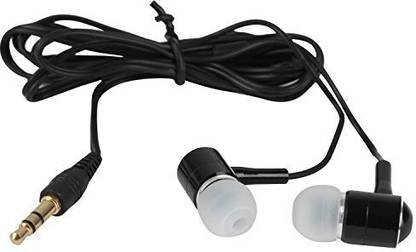 ZEUS ZEUS Stereo Hi-Fi Earbuds - High Quality earphone at effortable Price-Black Wired without Mic