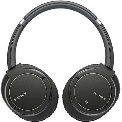 SONY Mdr-Zx770Bn/B Bluetooth Noise Canceling Headphones W/Microphone Nfc - Black (Certified Refurbished) Bluetooth without Mic