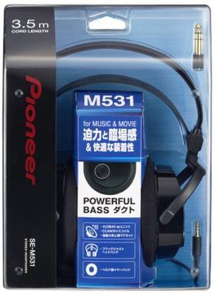 Pioneer Enclosed Dynamic Headphones Se-M531 Bluetooth without Mic