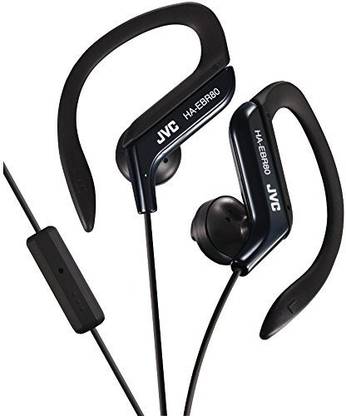 JVC Haebr80B Sport-Clip In-Ear Headphones With Microphone & Remote () Bluetooth without Mic