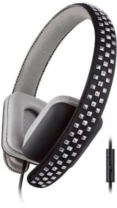 Urban Beatz Rocked Studed Headphones With Mic - (Ub-Hm200-101) Wired without Mic