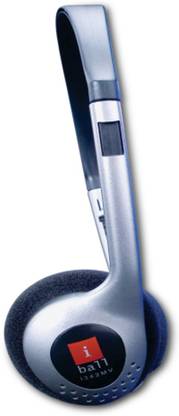 iball I342mv Over The Ear Wired Black 3.5 Mm Bluetooth without Mic