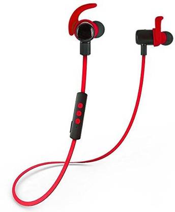 Jarv Jarv NMotion EXCEL Sport Wireless Earbuds. Sweatproof and Water Resistant - Durable In-Ear Bluetooth Running Headphones with Premium HD Sound - Red Bluetooth