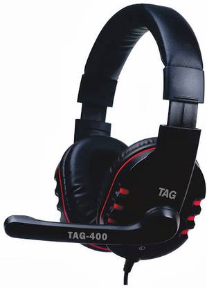 TAG Headphone with Mic USB-400 Wired