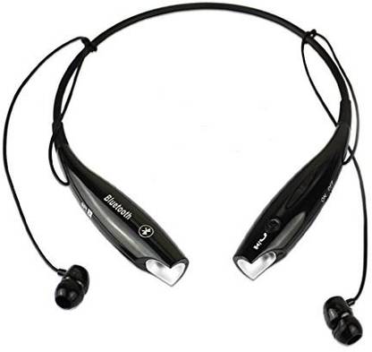 Luxmo LUXMO HV-800 Bluetooth Wireless Headset Stereo Headphone Earphone with Sport Handfree Universal Built-In Microphone, Echo Cancellation, Foldable, Noise Cancellation, Noise Isolation, Playback Controls, Sweat Proof, Volume Con Bluetooth