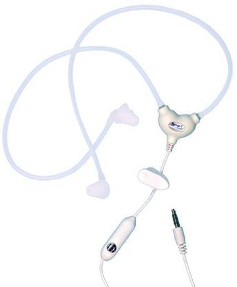 TubeZ Tubez 827651000049 Wired Air Tube - White Bluetooth