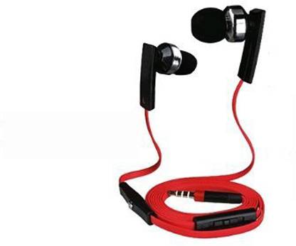 SoundLOGIC Flat Cable Earbuds with Mic Wired