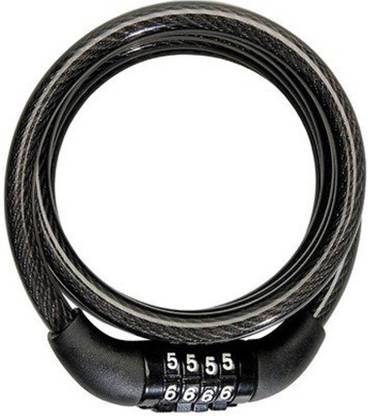 AutoKraftZ Premium Multi-Purpose Chain Cable Number For Piaggio Vespa VXL 150 numlckblk_106 Combination Lock