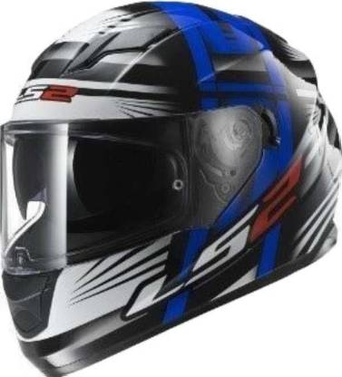 LS2 bang black blue Motorbike Helmet