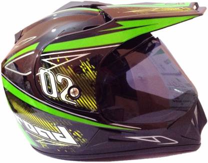 O2 Full Face Spors ISI Motorbike Helmet